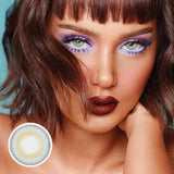 Lens-poem La Girl Blue Colored Contact Lenses