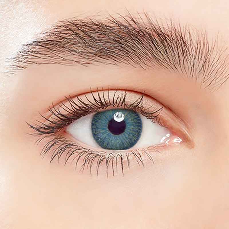 【U.S Warehouse】Lens-poem New York Pro Blue Colored Contact Lenses