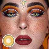 Lens-poem La Girl Brown Colored Contact Lenses