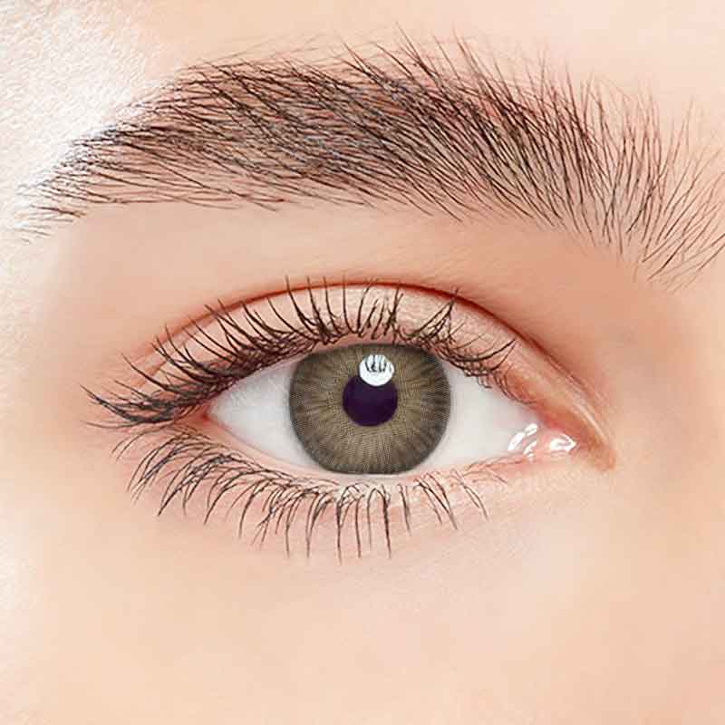 Lens-poem New York Pro Brown Colored Contact Lenses