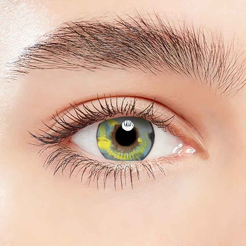 Lens-poem Anime Gray Colored Contact Lenses
