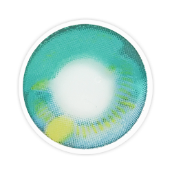 Lens-poem Anime Green Colored Contact Lenses