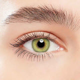 Lens-poem La Girl Green Colored Contact Lenses