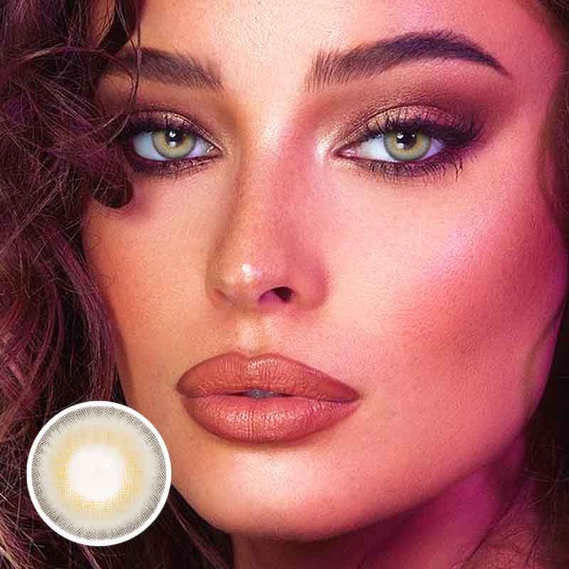 Lens-poem La Girl Grey Colored Contact Lenses