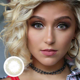 【U.S Warehouse】Lens-poem Rainbow Iris Gray Colored Contact Lenses
