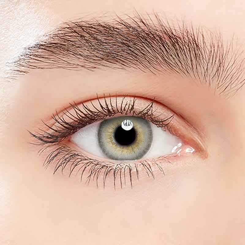 Lens-poem La Girl Grey Colored Contact Lenses