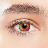Lens-poem Anime Red Brown Colored Contact Lenses