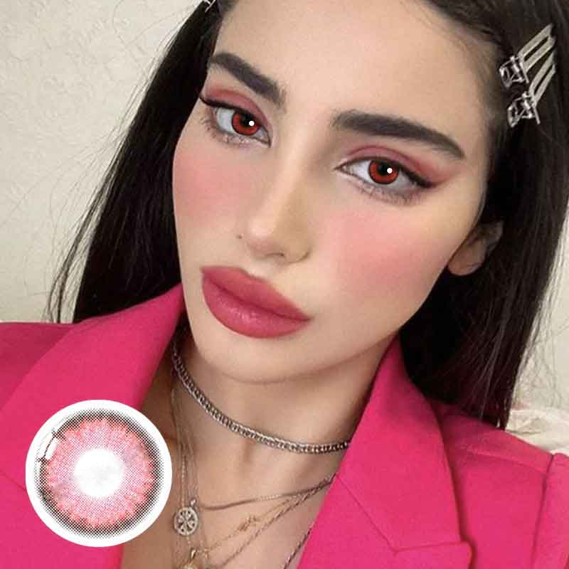 Lens-poem Vampire Red Colored Contact Lenses