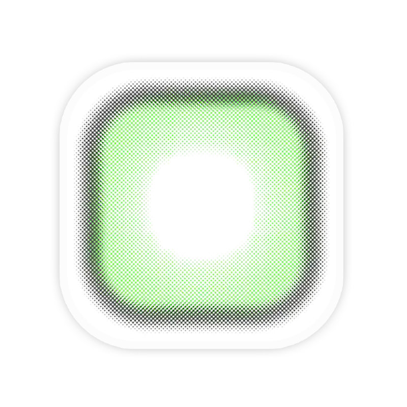Lens-poem Square Mint Sugar Colored Contact Lenses