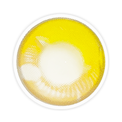 Lens-poem Anime Yellow Colored Contact Lenses